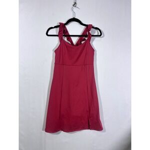 Athletic Coquette Ruffle Sincerely Jules Golf & Tennis Dress Womens Small Pink